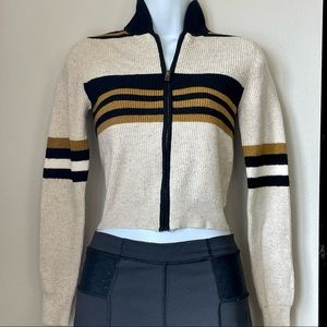 NWT Urban Outfitters Quinn Zip-Up Sweater
